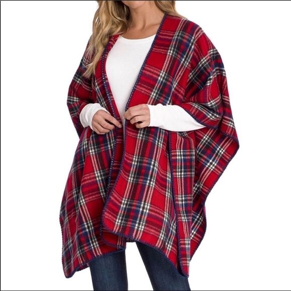 NEW WOOLRICH COZY BLANKET WRAP - Picture 1 of 3